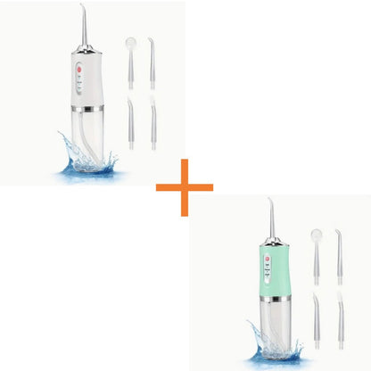 4-in-1 Wasserflosser für Zähne | Effektive Plaqueentfernung & Mundpflege