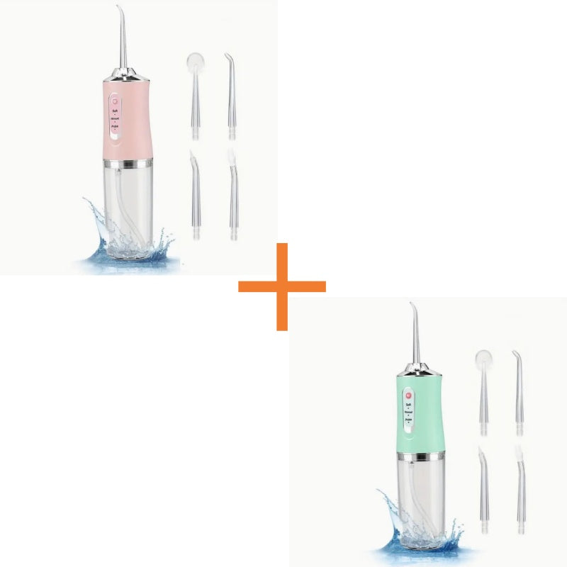 4-in-1 Wasserflosser für Zähne | Effektive Plaqueentfernung & Mundpflege