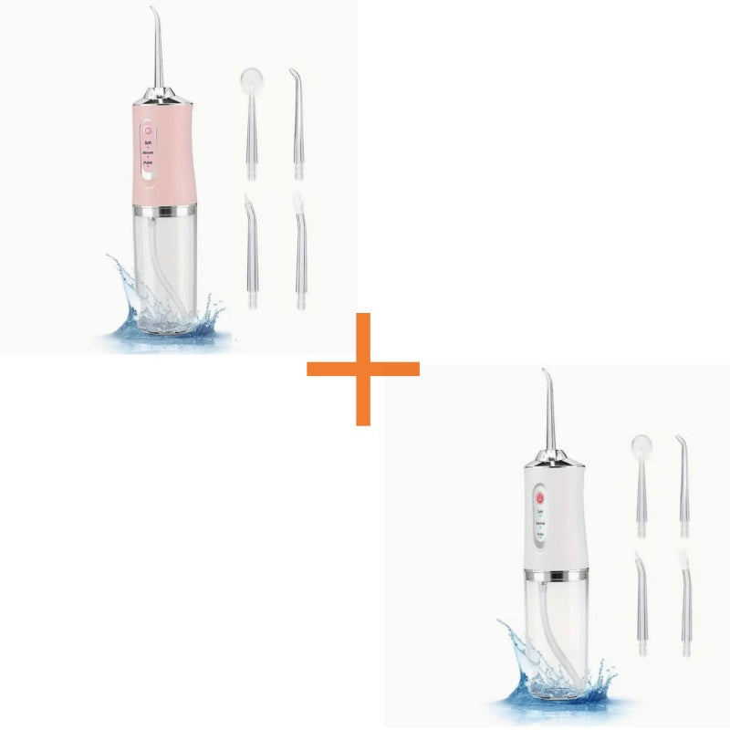 4-in-1 Wasserflosser für Zähne | Effektive Plaqueentfernung & Mundpflege